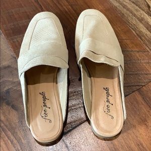 Never worn Free People at ease loafers